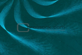 Ribbons of blue light - background