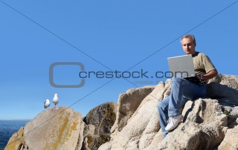 Man Working Outdoor