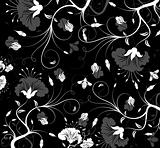 Abstract floral pattern, vector