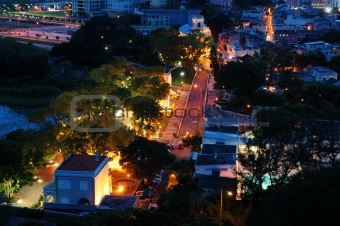 Vista of Taipa village, Macau