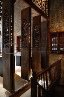 Doorway of Chinese house