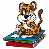 Leopard as school-boy