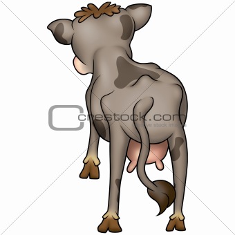 Brown spotted cow