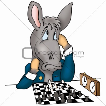 Donkey chessplayer