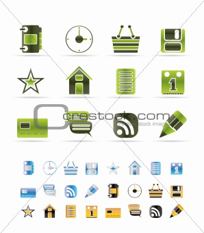 Internet and Website Icons