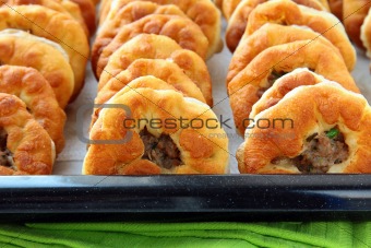 homemade fried pies with meat