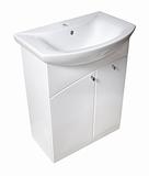 Basin and cabinet. File includes clipping path