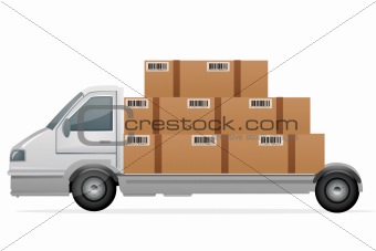 cargo with packets