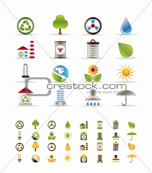 Realistic  Ecology icons