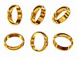 Set of golden ring