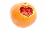Grapefruit heart