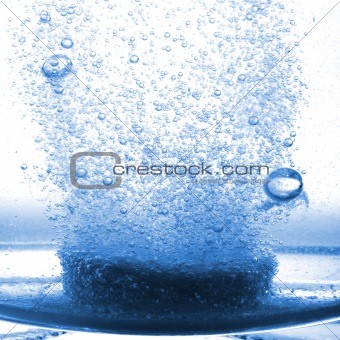 tablet in water