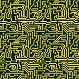 Abstract seamless texture - circuit board