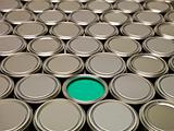 Full Frame of Paint Cans