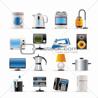 home equipment icons