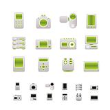 technical, media and electronics icons