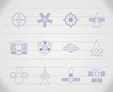 different kinds of future spacecraft icons