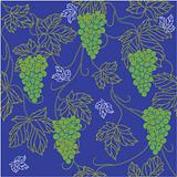 EPS 10 Seamless Wallpaper with floral ornament with leafs and gr