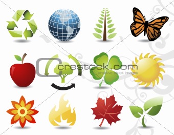 environmental / recycling icons