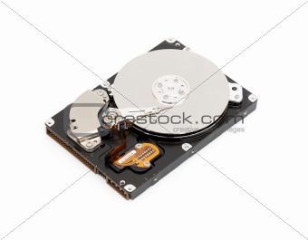 Opened computer harddisk