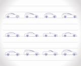 different types of cars icons