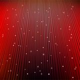 Stars on red striped background.