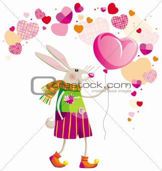 Hare on Valentine\'s Day