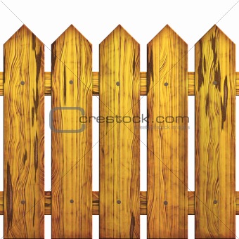 Seamless picket fence