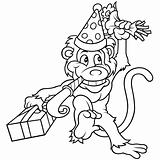 Monkey and Birthday Party