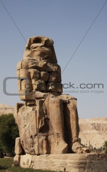 Colossus of Menmon Luxor Egypt