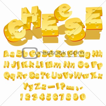 Cheese font