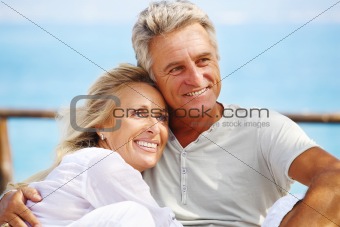 Happy mature couple