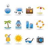 Travel, Holiday and Trip Icons