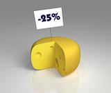 25 percent discount