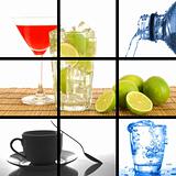 drink collage