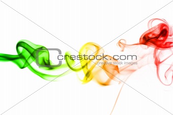 abstract rainbow smoke