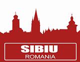 Sibiu city outline