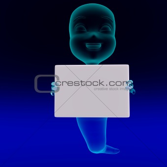 cute and funny cartoon ghost