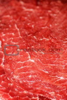 Red meat close-up vertical