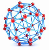 Molecular spherical lattice