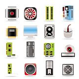 Computer performance and equipment icons