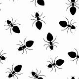 Seamless vector texture - ants pests