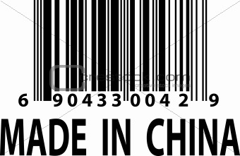 Vector barcode - made in china