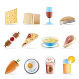 Shop, food and drink icons 2