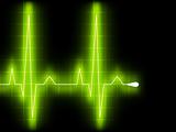 Green heart beat. Ekg graph. EPS 8