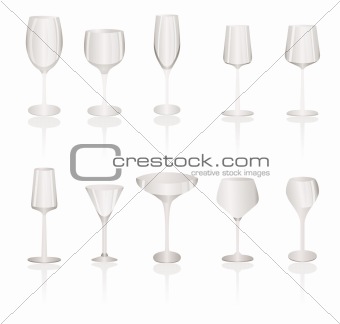 different kind of Wine Glasses
