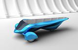 Future Solar Concept Car. 3D render. My own design.