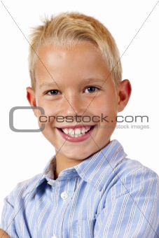 Portrait of young smiling boy