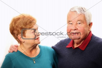 Nice senior couple