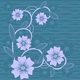 vector background with  flowers
